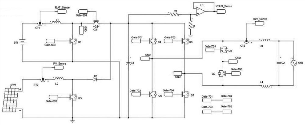 Hardware protection circuit for photovoltaic inverter