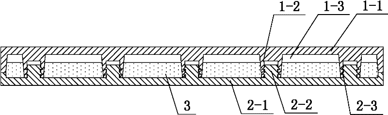 Wall structure of SMC (Sheet Molding Compound) composite material