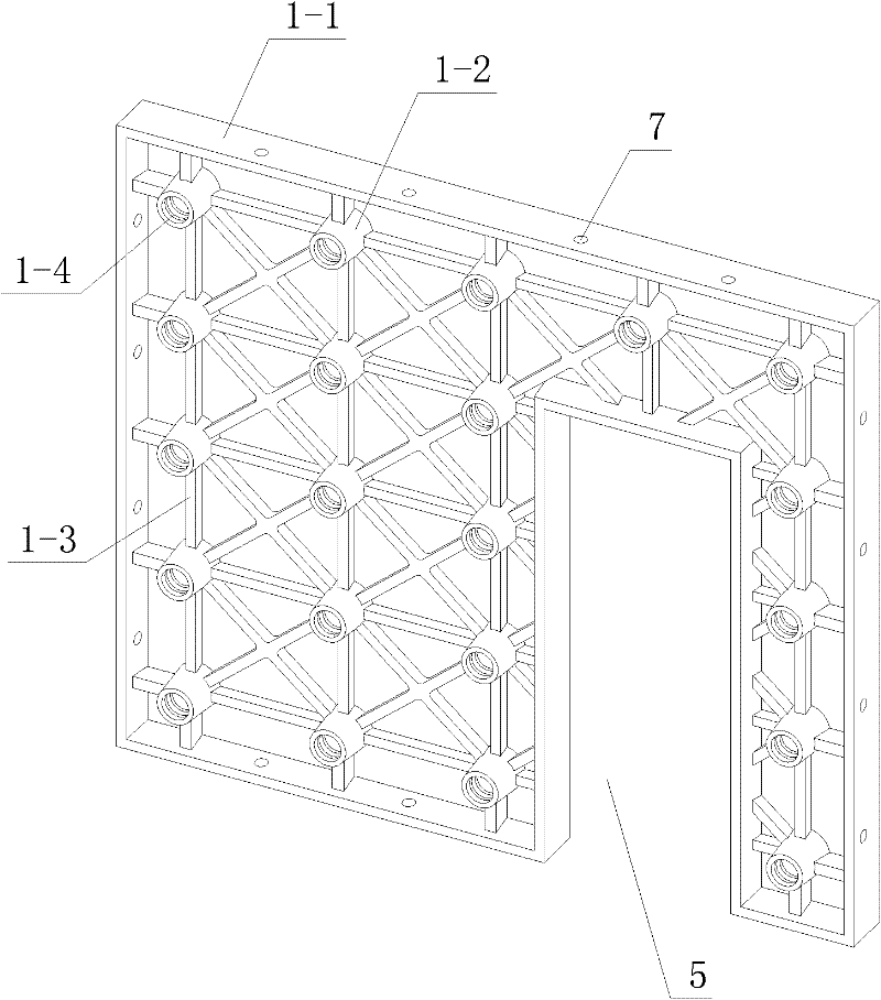 Wall structure of SMC (Sheet Molding Compound) composite material