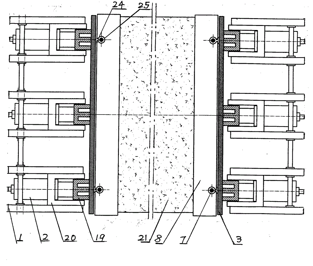 Hot press for bamboo floor