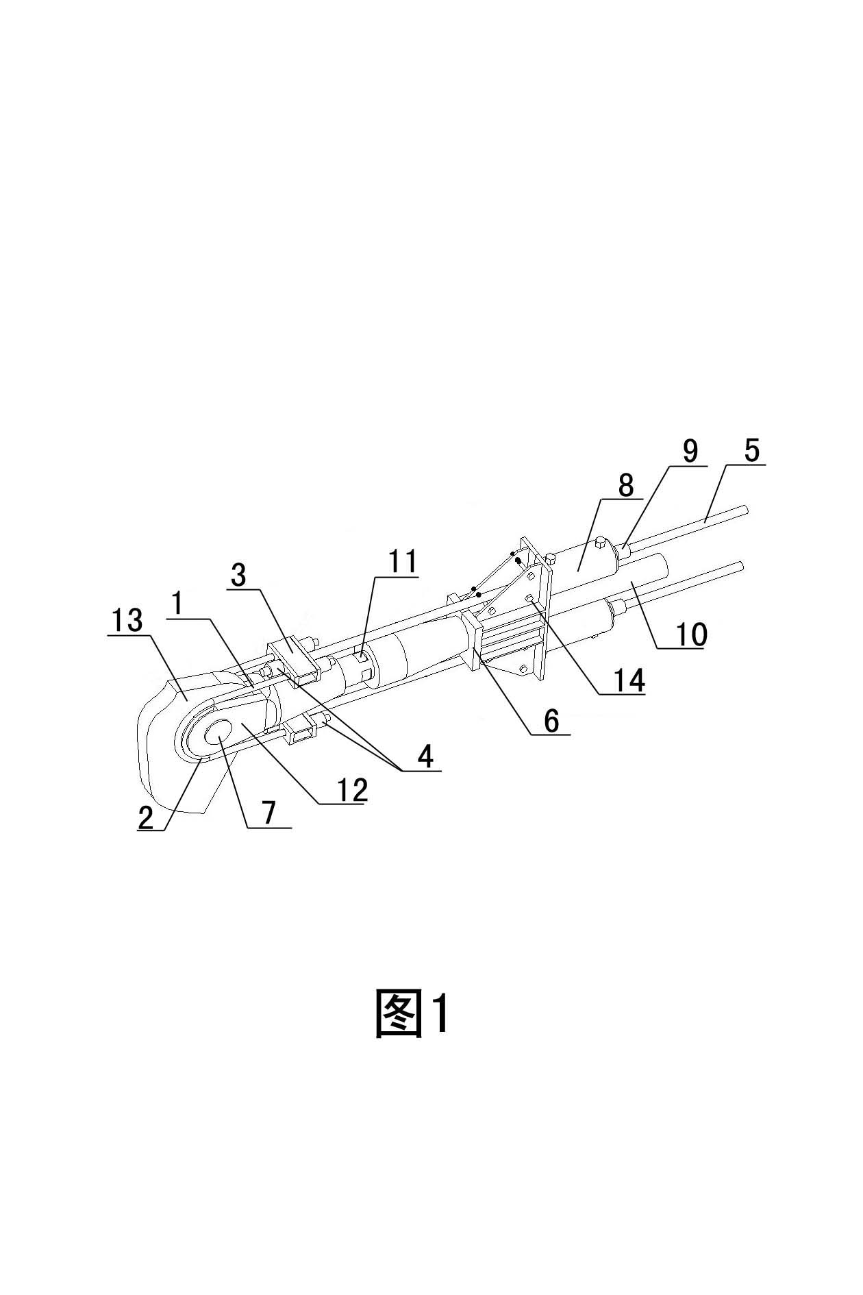 U-shaped tool device for prestressed steel structure tensioning construction and construction method