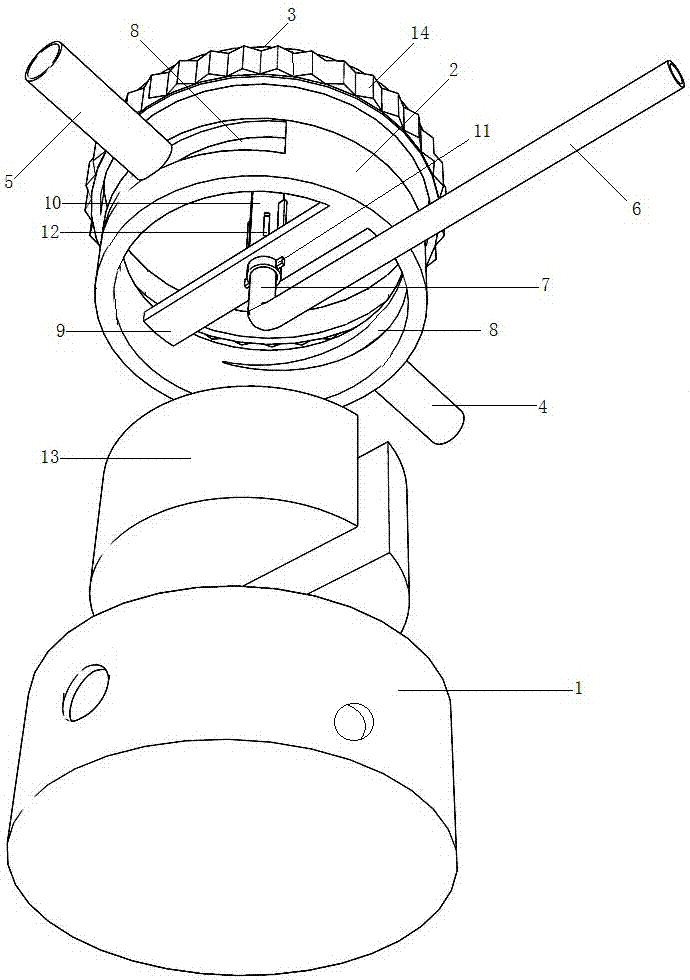 Hand-touch solar water heater switch device