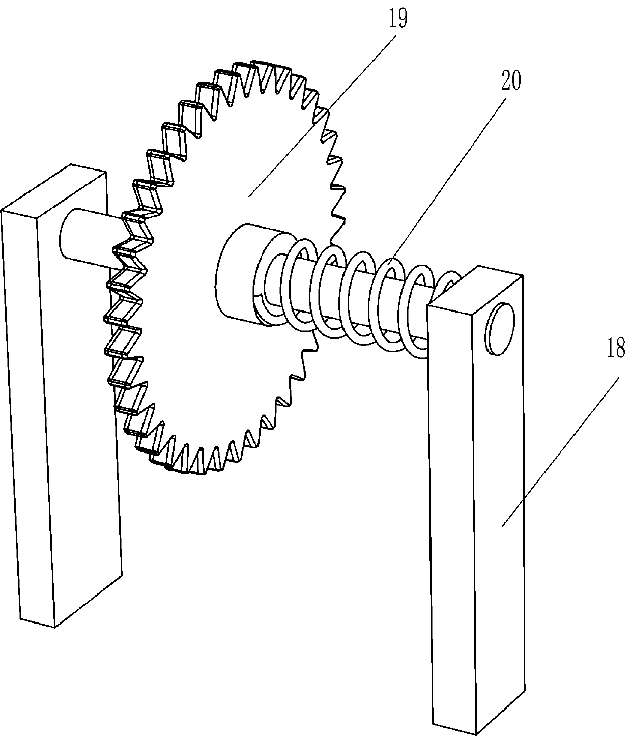 Tire recycling and cutting device