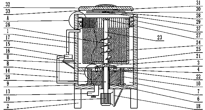 Astragalus membranaceus cleaning device