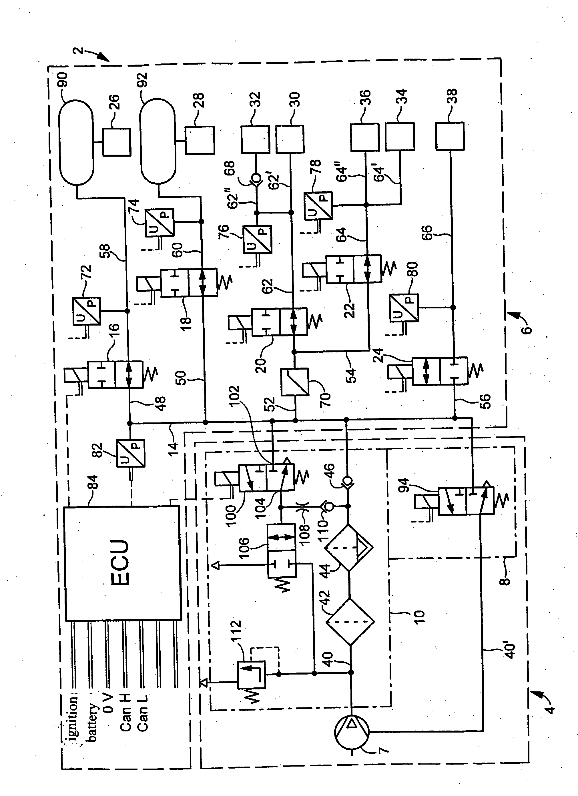 Electronic Compressed-Air System