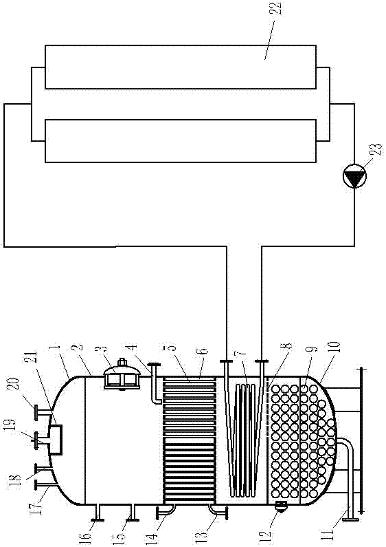 A solar heat storage steam generator