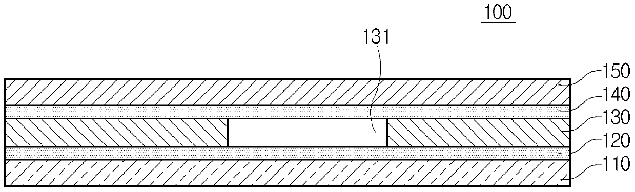 Film and hidden switch structure having the same