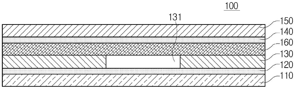 Film and hidden switch structure having the same