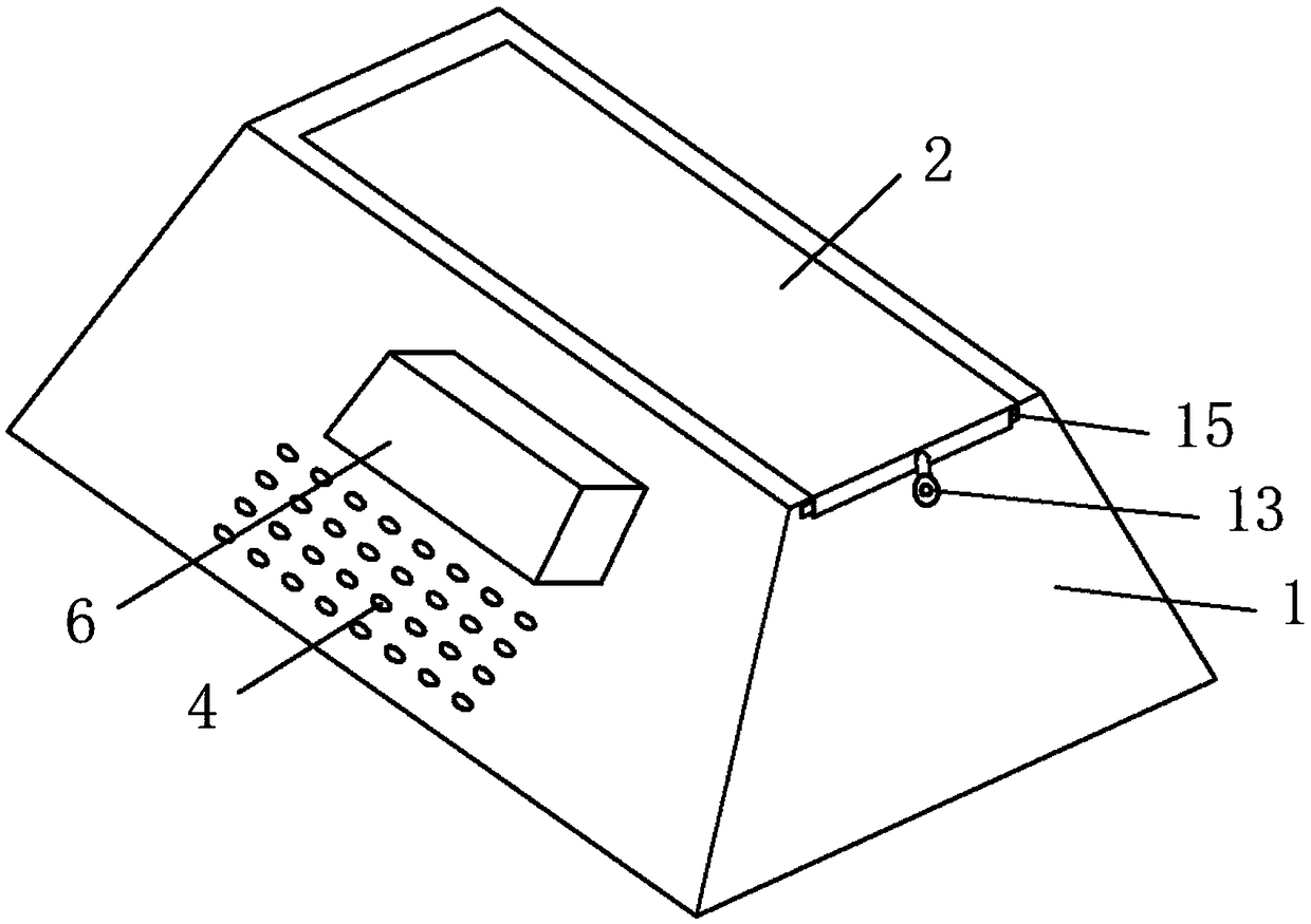 Temperature-adjustable moxibustion box