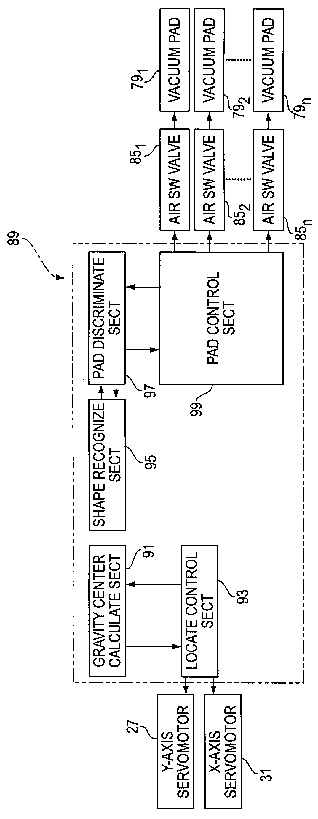 Punched plate material carrying-out system