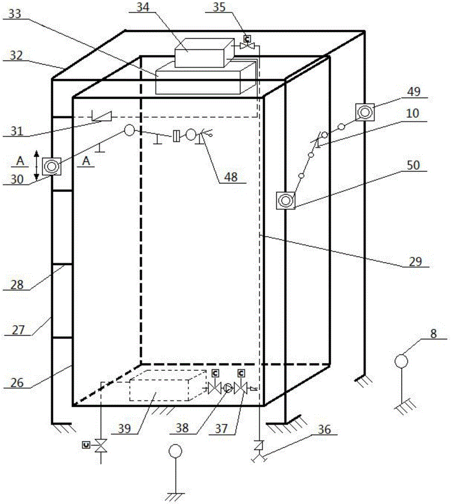 External intervening full-coverage intelligent robot fire-fighting and rescue system for high-rise building fire protection