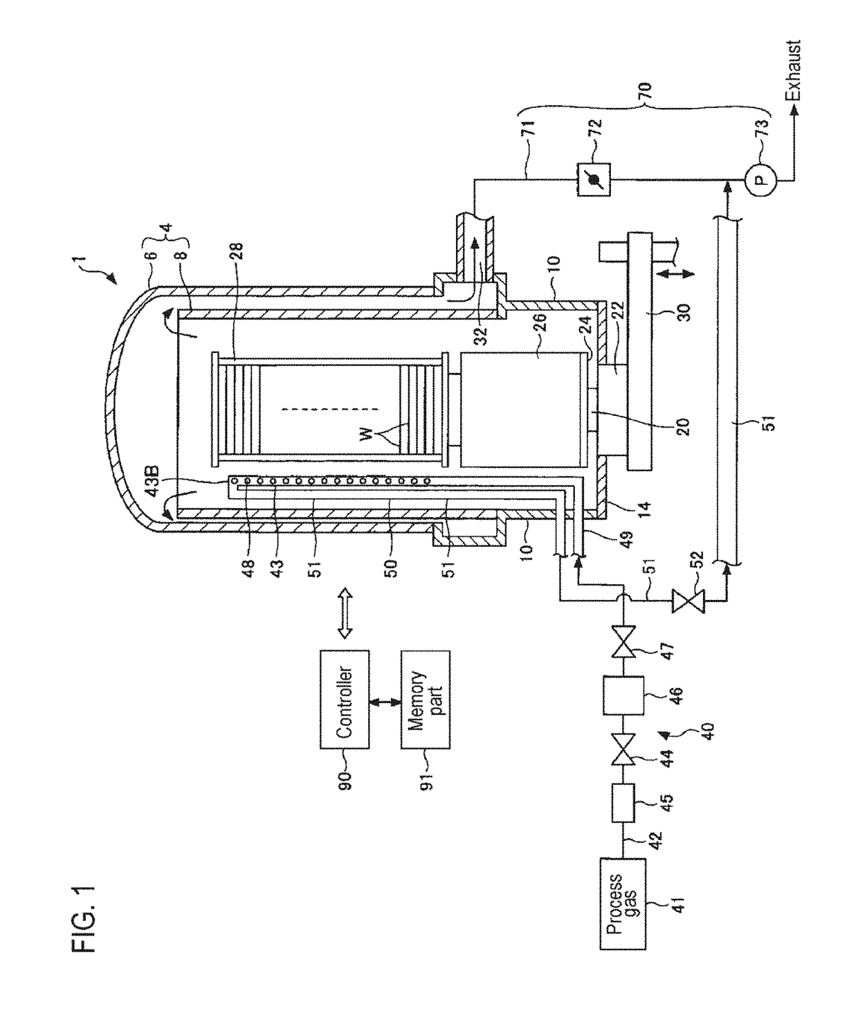Substrate processing apparatus, injector, and substrate processing method