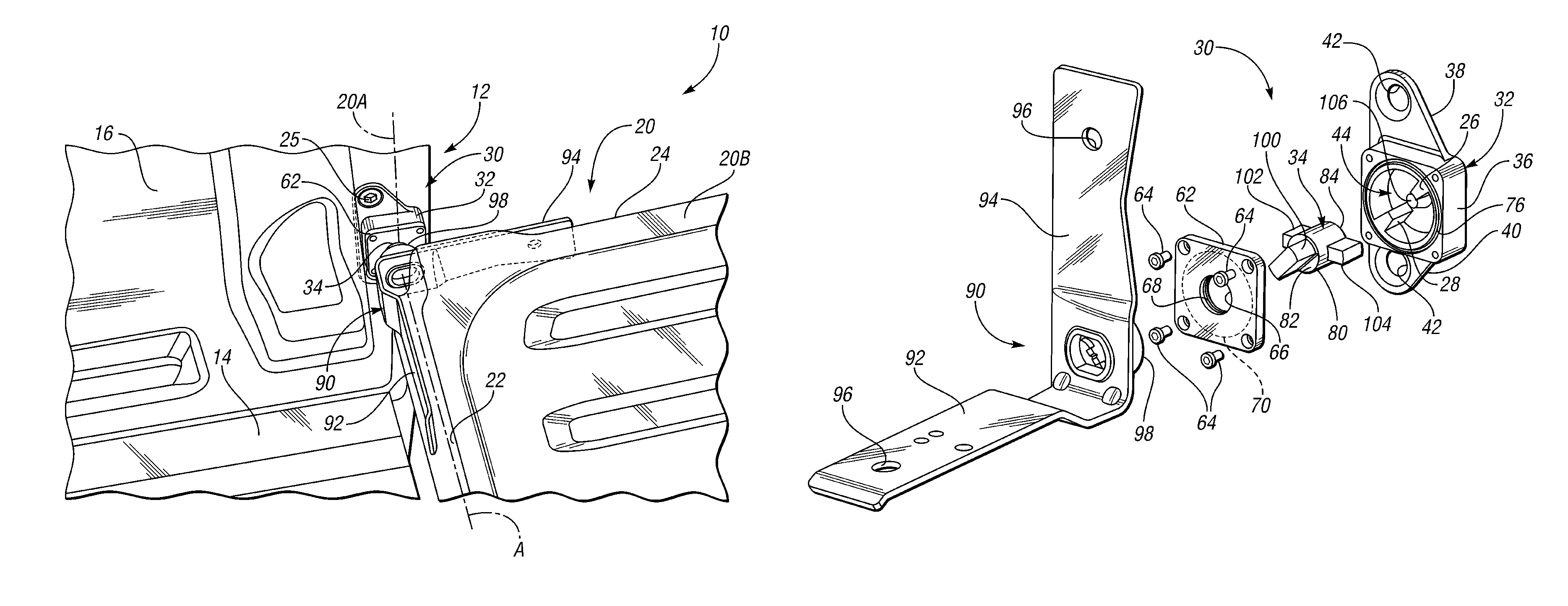 Viscous rotary damper for vehicle end gate assembly