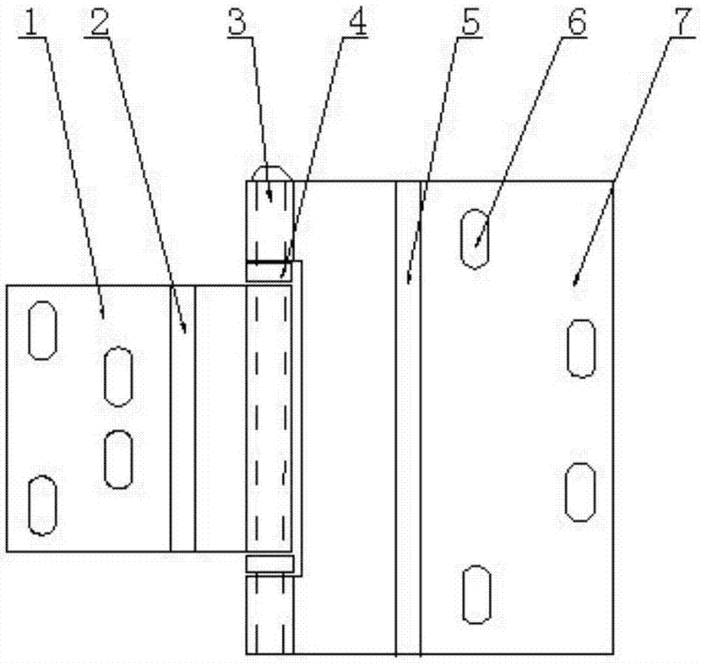 Novel quick-mounting hinge