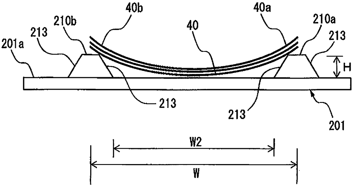 Paper output tray unit