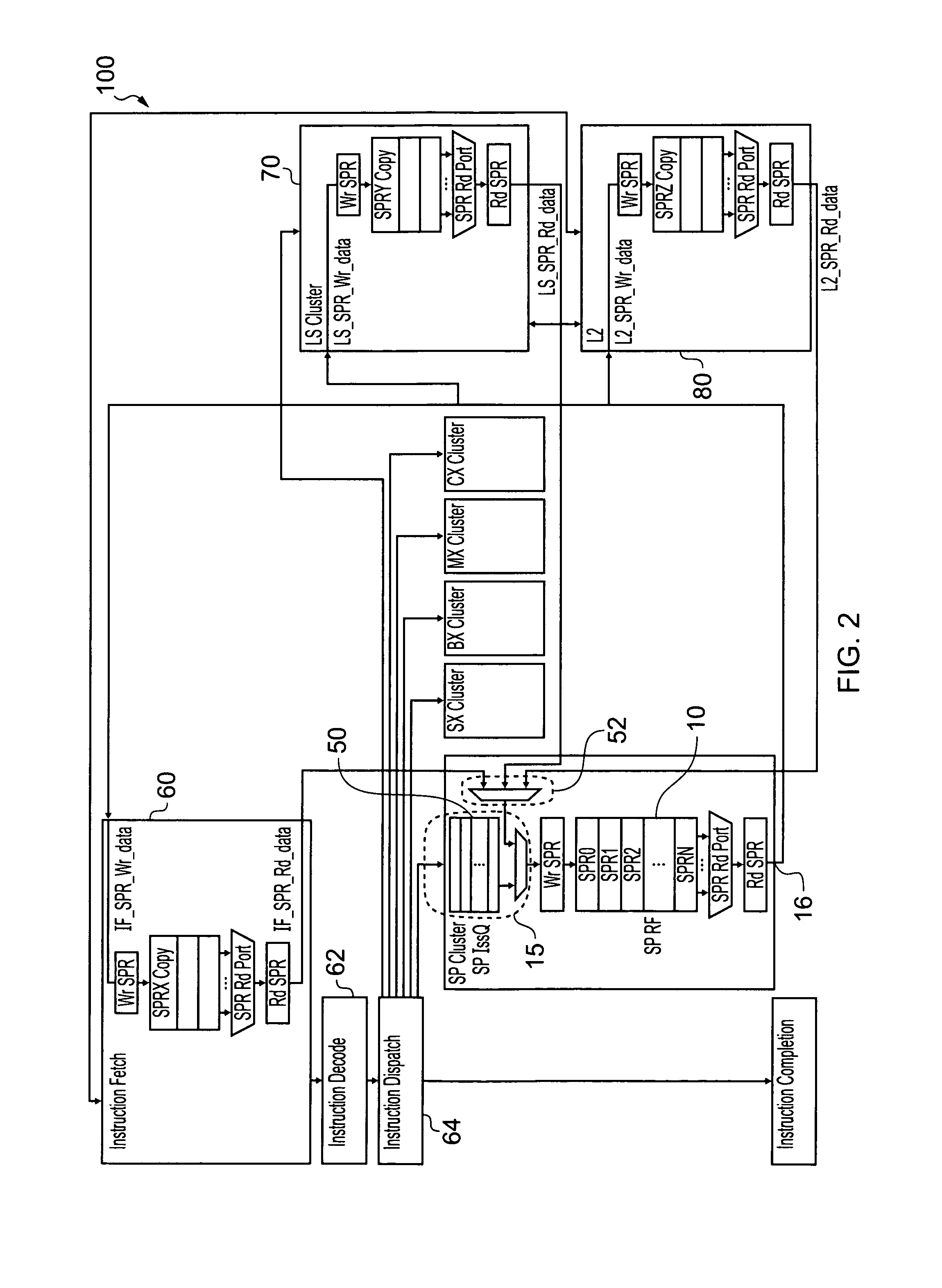 Set of system configuration registers having shadow register