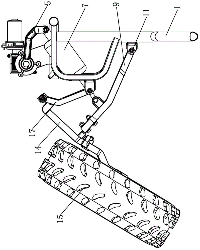 Wheel storing device of amphibious vehicles