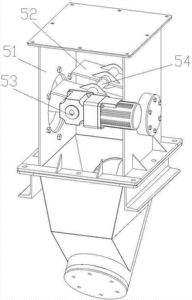 Garbage feeding and decomposing device