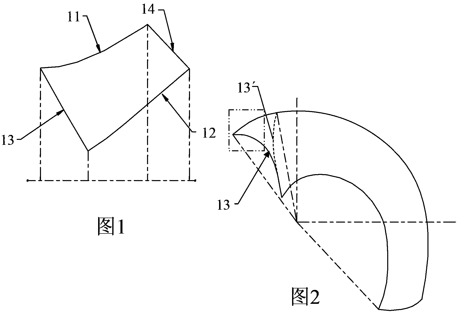 Impeller without hydraulic head hump