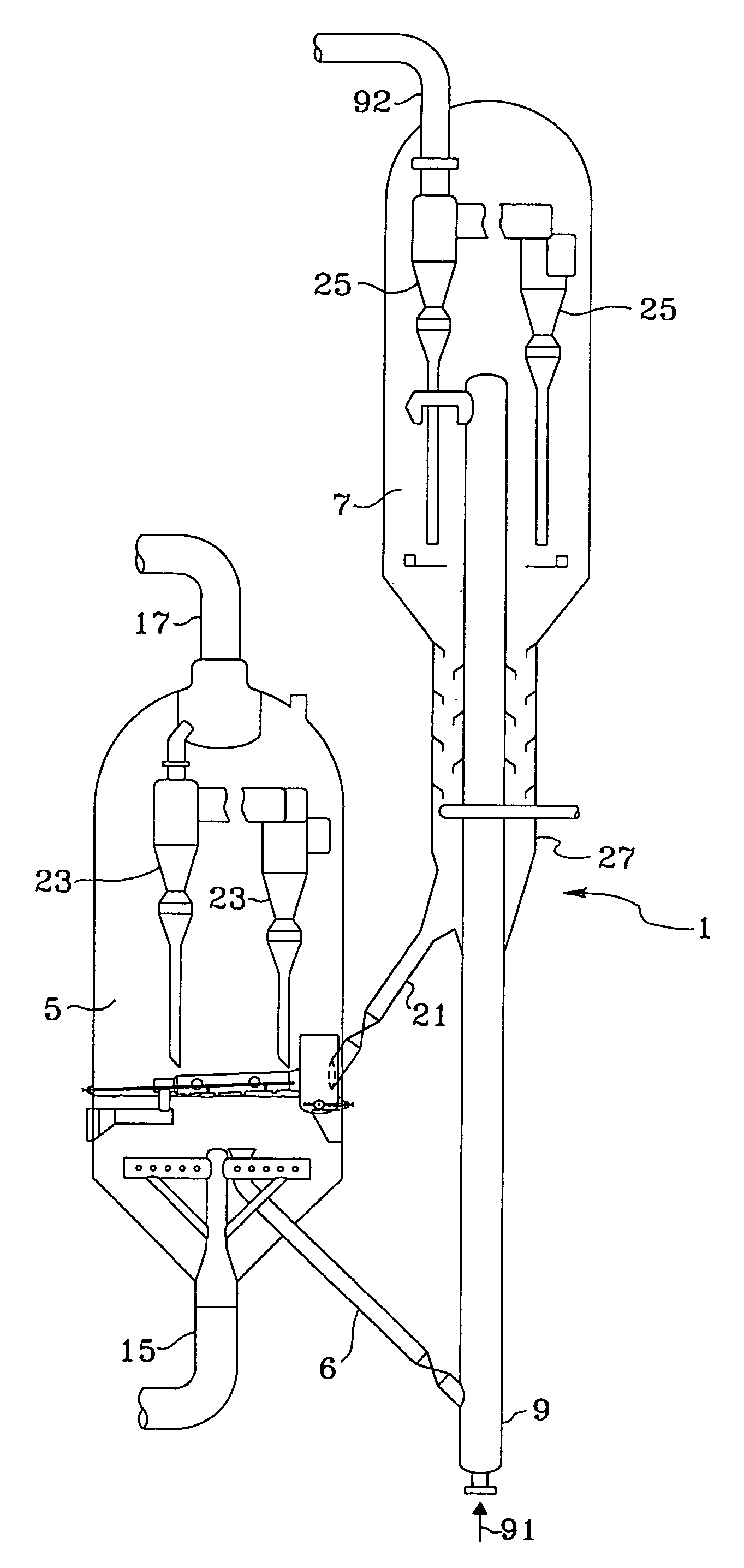 FCC spent catalyst distributor