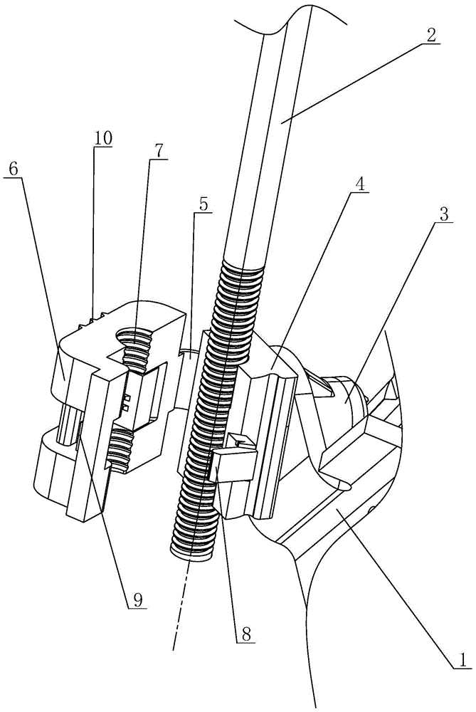 An adjustable connector for a car door lock