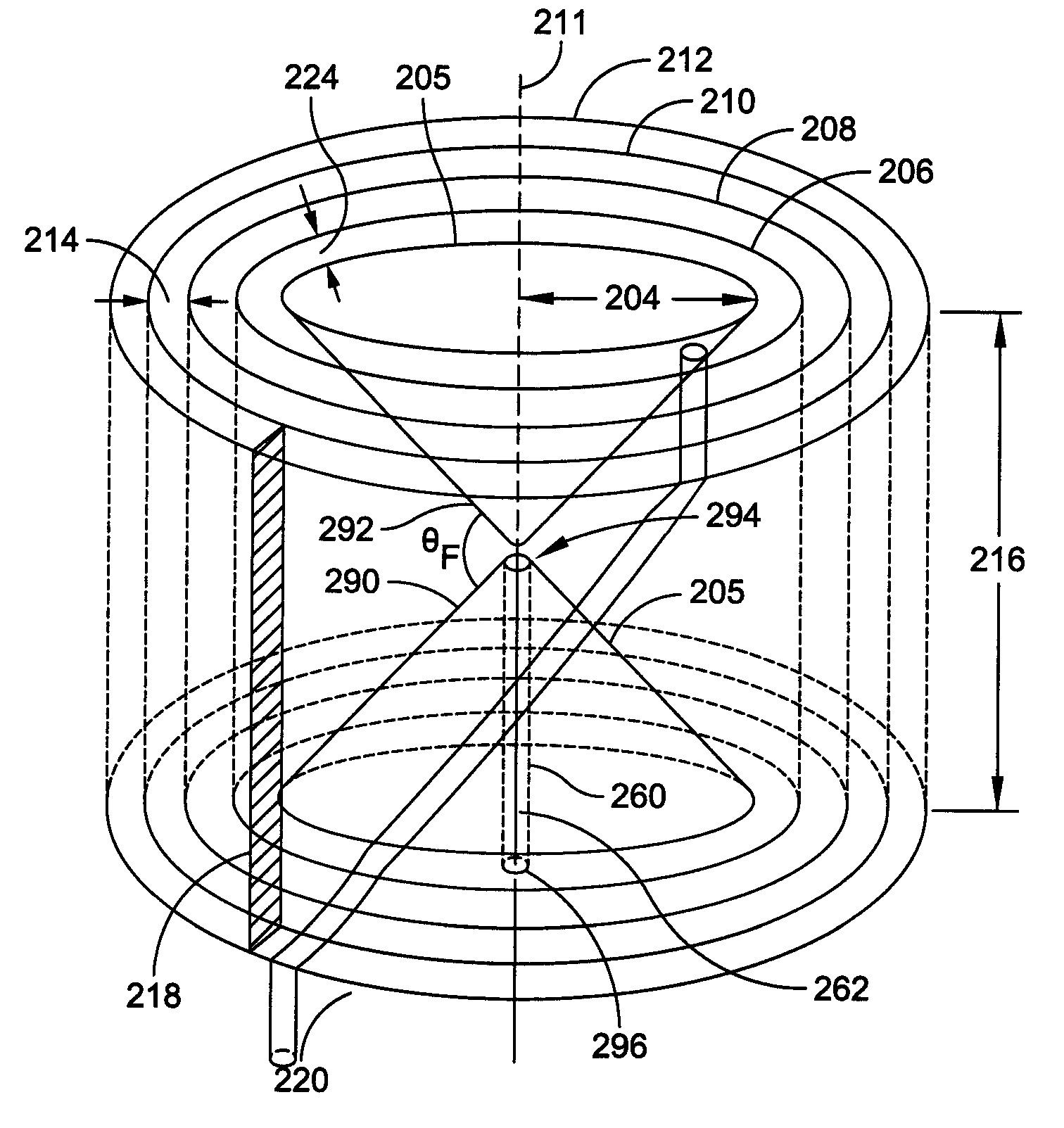 Zero degree grid antenna