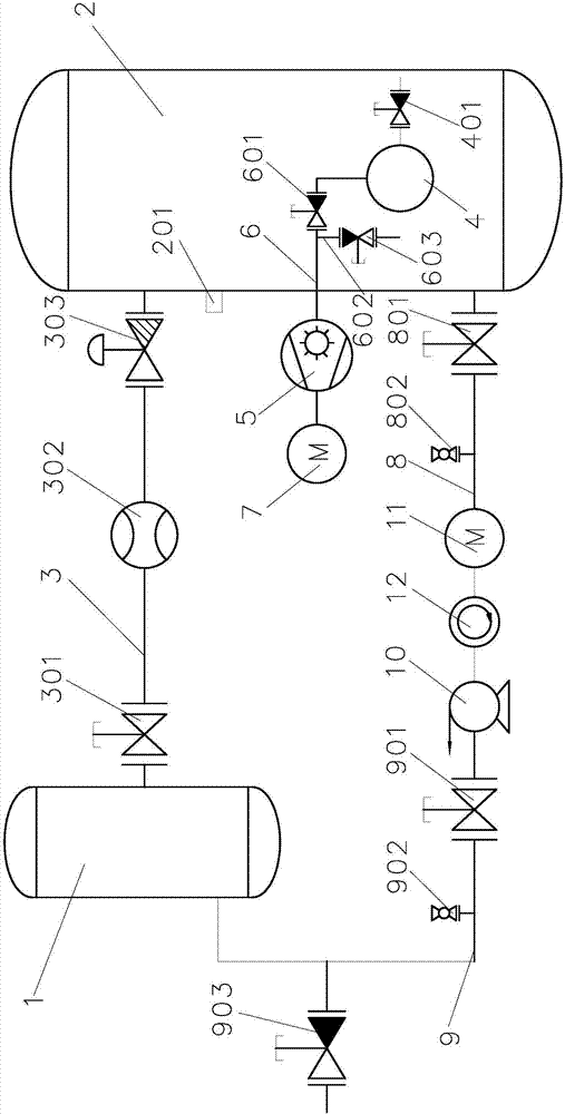 Automatic testing system and method for water pump net positive suction head