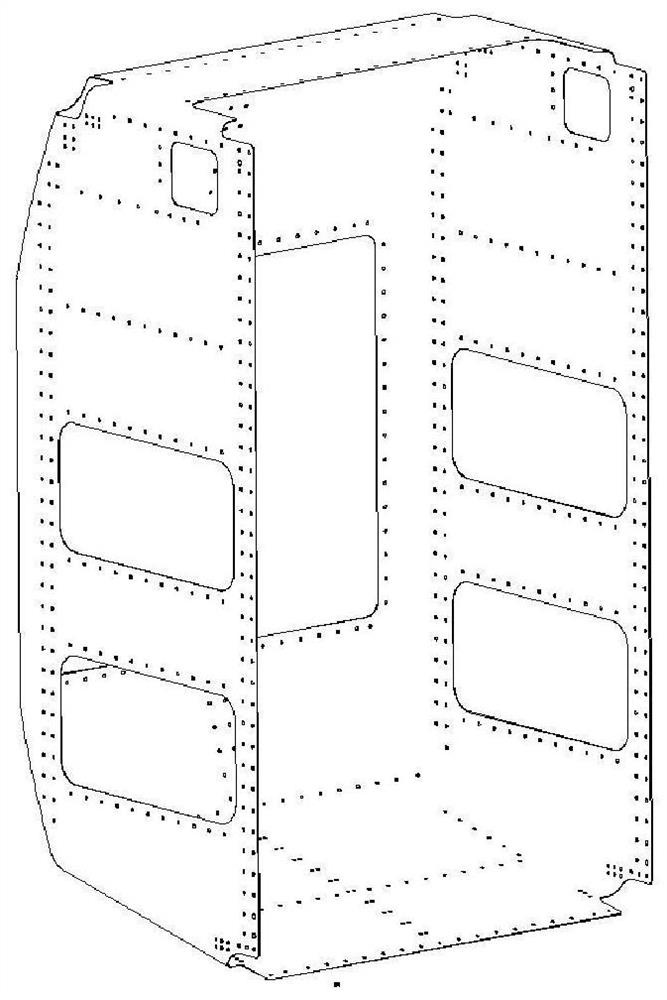 A kind of scientific experiment cabinet skin assembly and preparation method for space station