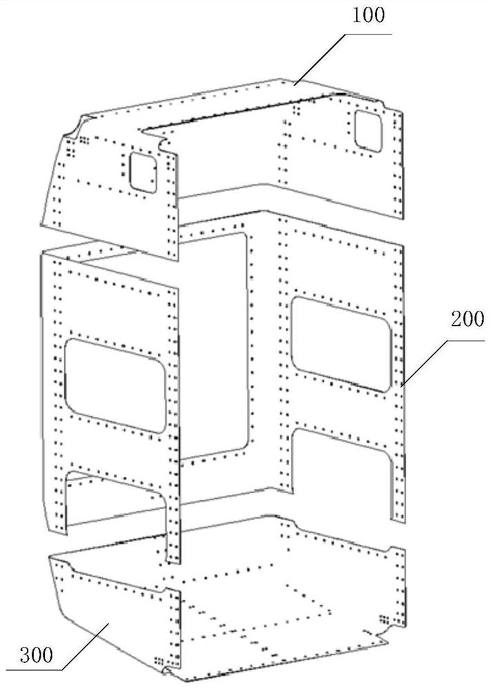 A kind of scientific experiment cabinet skin assembly and preparation method for space station