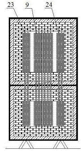 Heat-controllable tubular gas heat treatment furnace