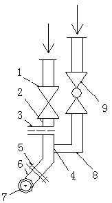 Heating furnace mixed coal gas and natural gas burning switching device, and heating furnace mixed coal gas and natural gas burning switching method