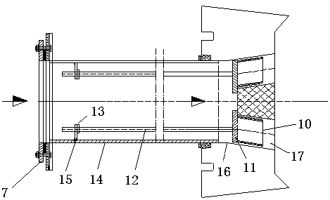 Heating furnace mixed coal gas and natural gas burning switching device, and heating furnace mixed coal gas and natural gas burning switching method