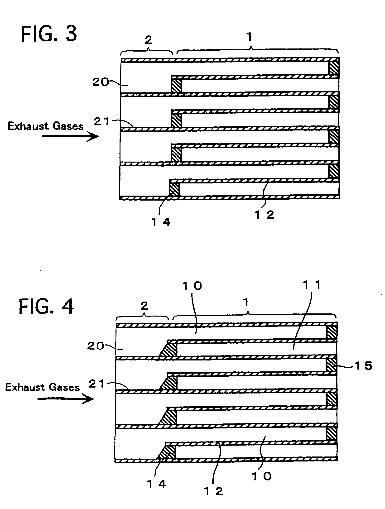 Filter catalyst for purifying exhaust gases