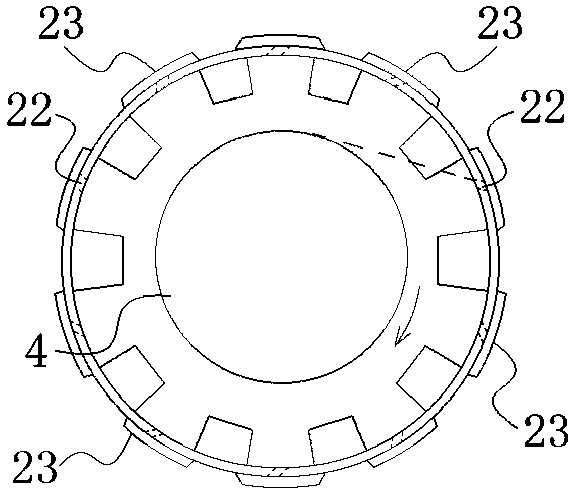 High-speed motor with spindle heat dissipation structure