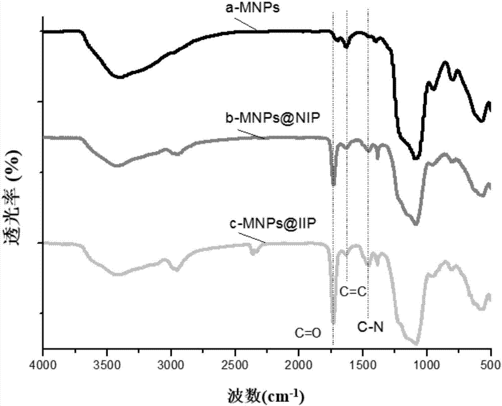 Gold ion imprinting magnetic adsorbent as well as preparation method and application thereof