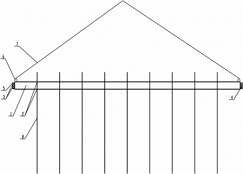 Major diameter steel bar integral vertical hoisting apparatus in high pier construction