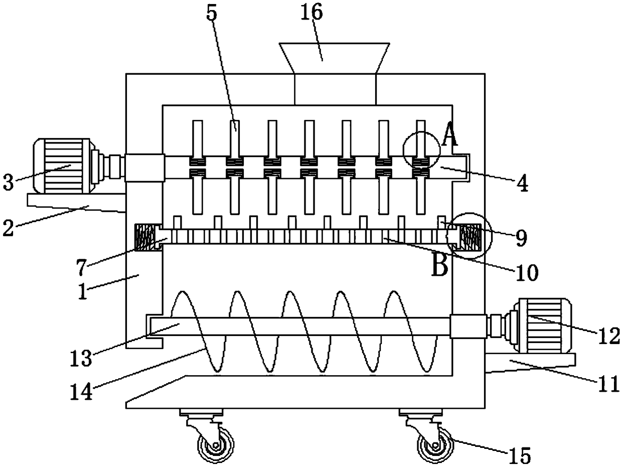 Simple plastic crushing device