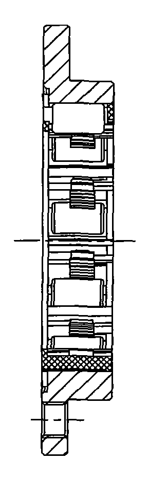 Multi-roller overrun clutch