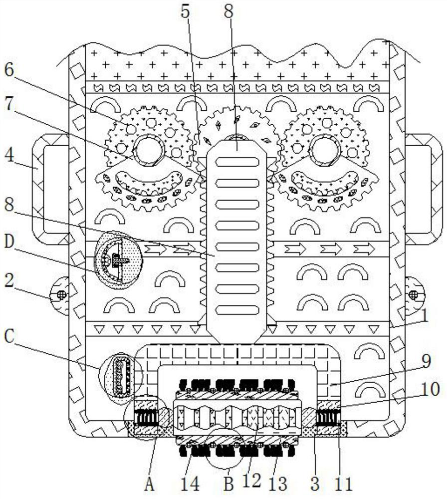 Welding slag removing device for high-frequency welding machine