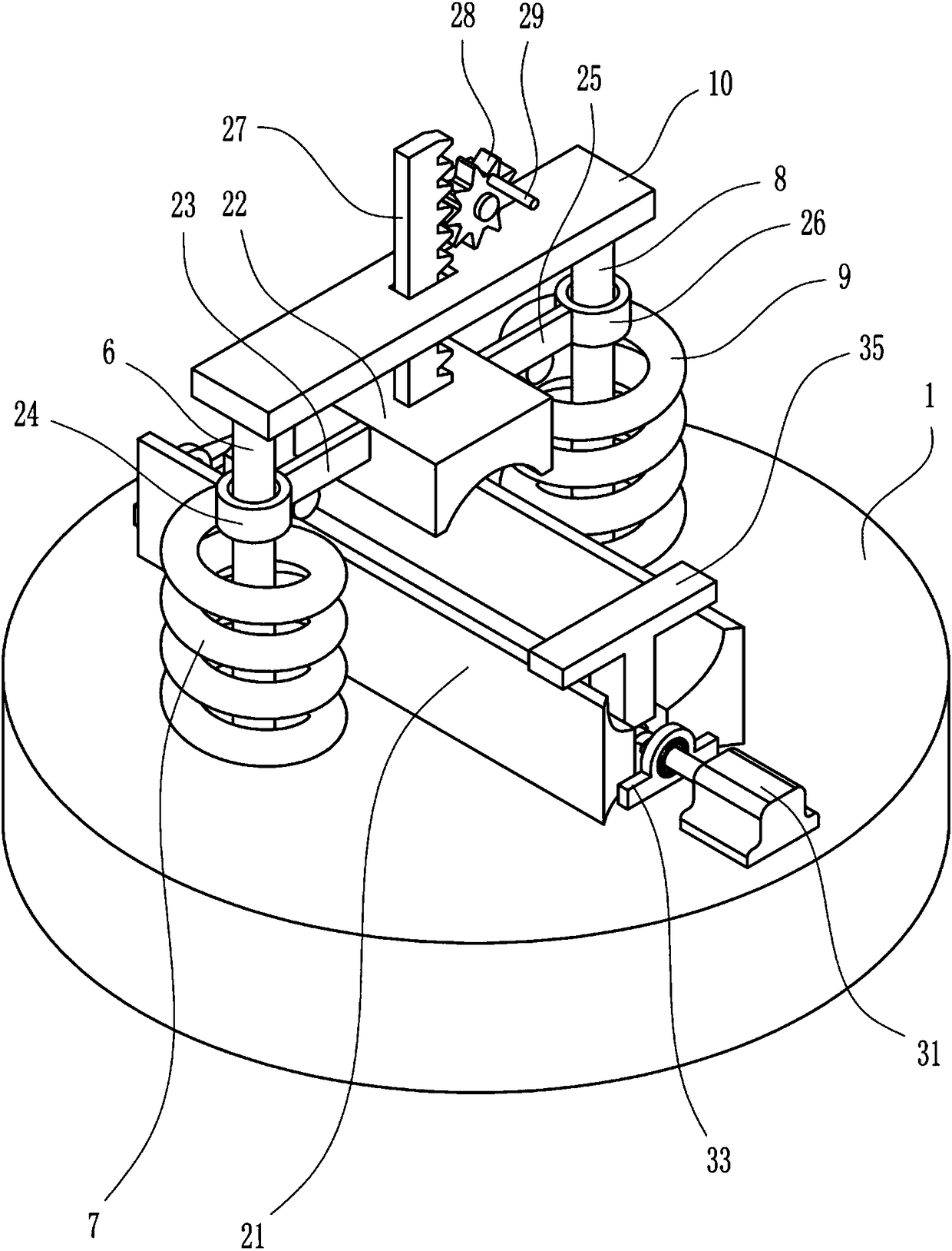 Cutting device for heat exchange pipe of chemical heat exchanger