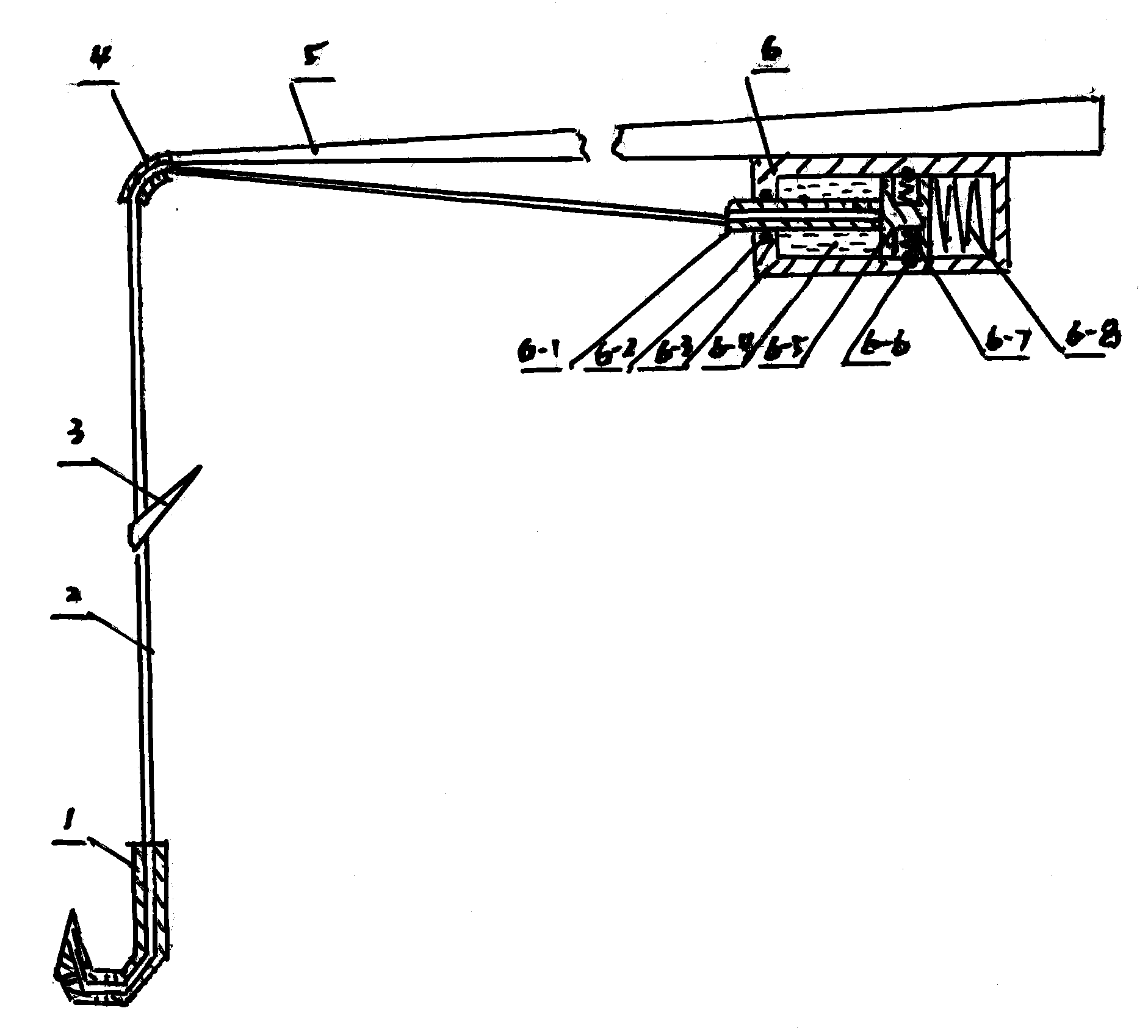 Fishing rod with anesthesia