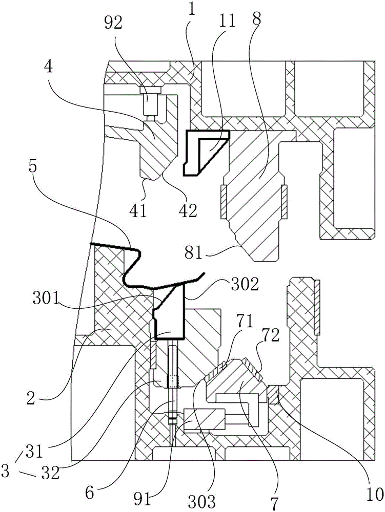 Automobile roof stamping die and machining apparatus