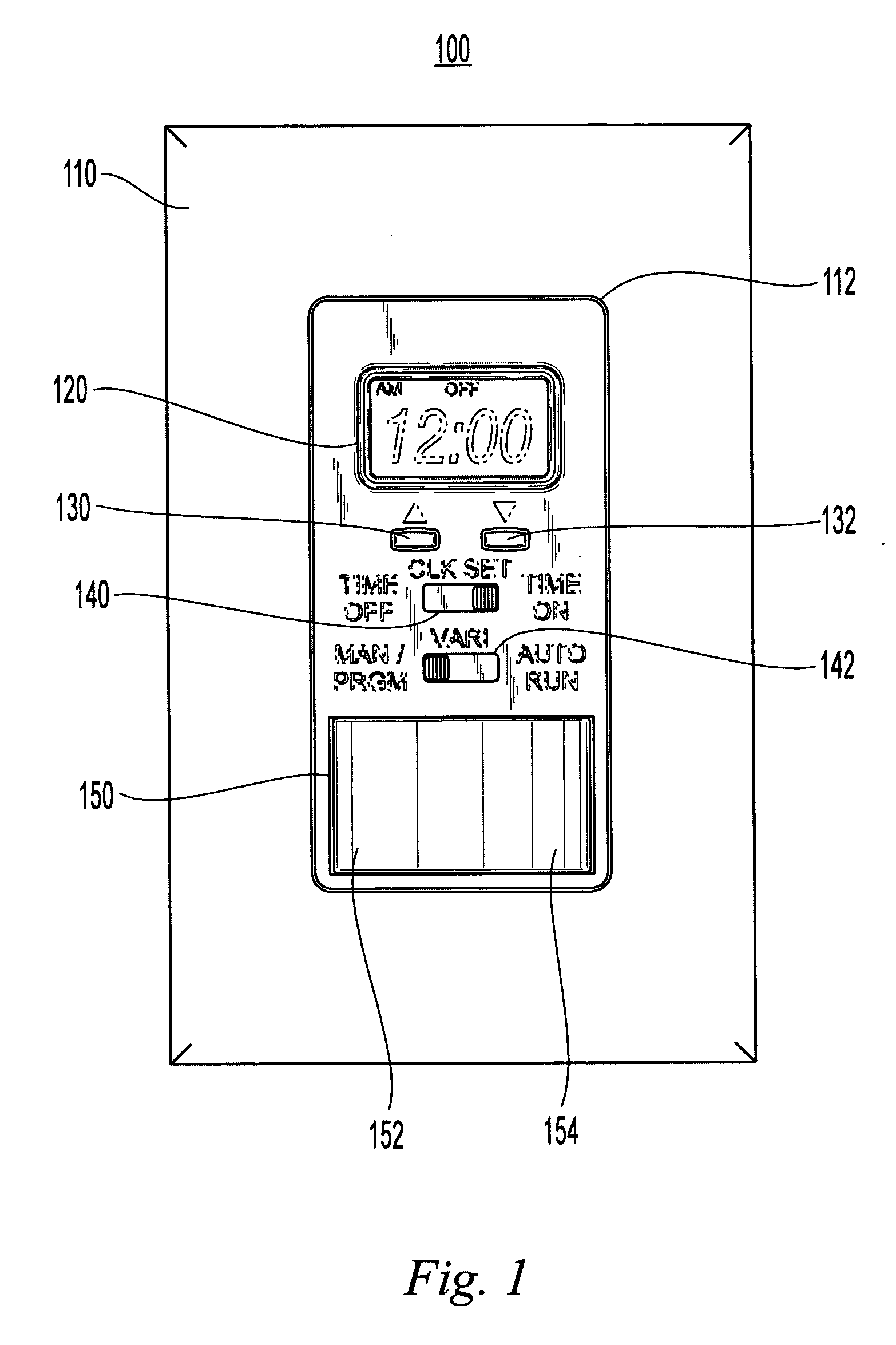 Automatic and manual wall switch device