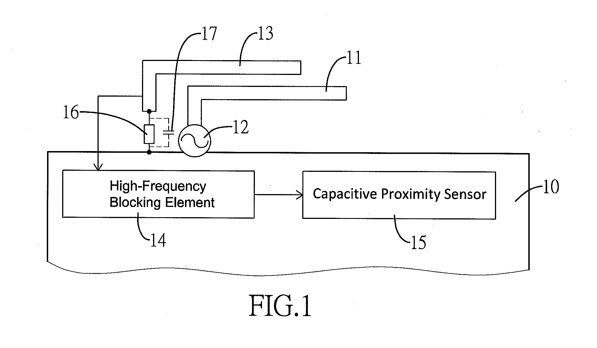 Antenna module with proximity sensing function