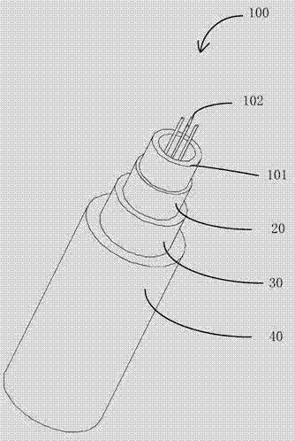 Photoelectric composite cable and manufacturing method thereof