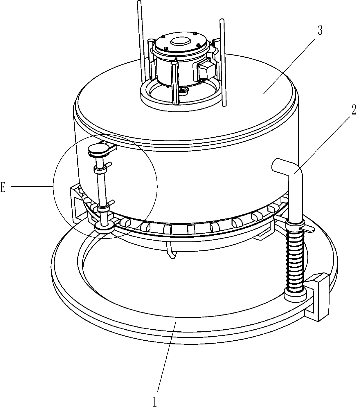 Grinding device for pediatric medicine