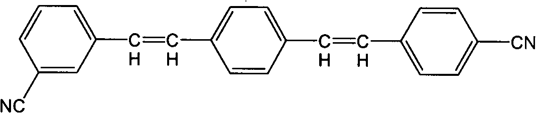 Method for preparing dicyano-1,4phenylethenes asymmetric fluorescent whitener