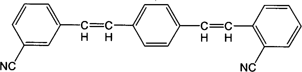 Method for preparing dicyano-1,4phenylethenes asymmetric fluorescent whitener