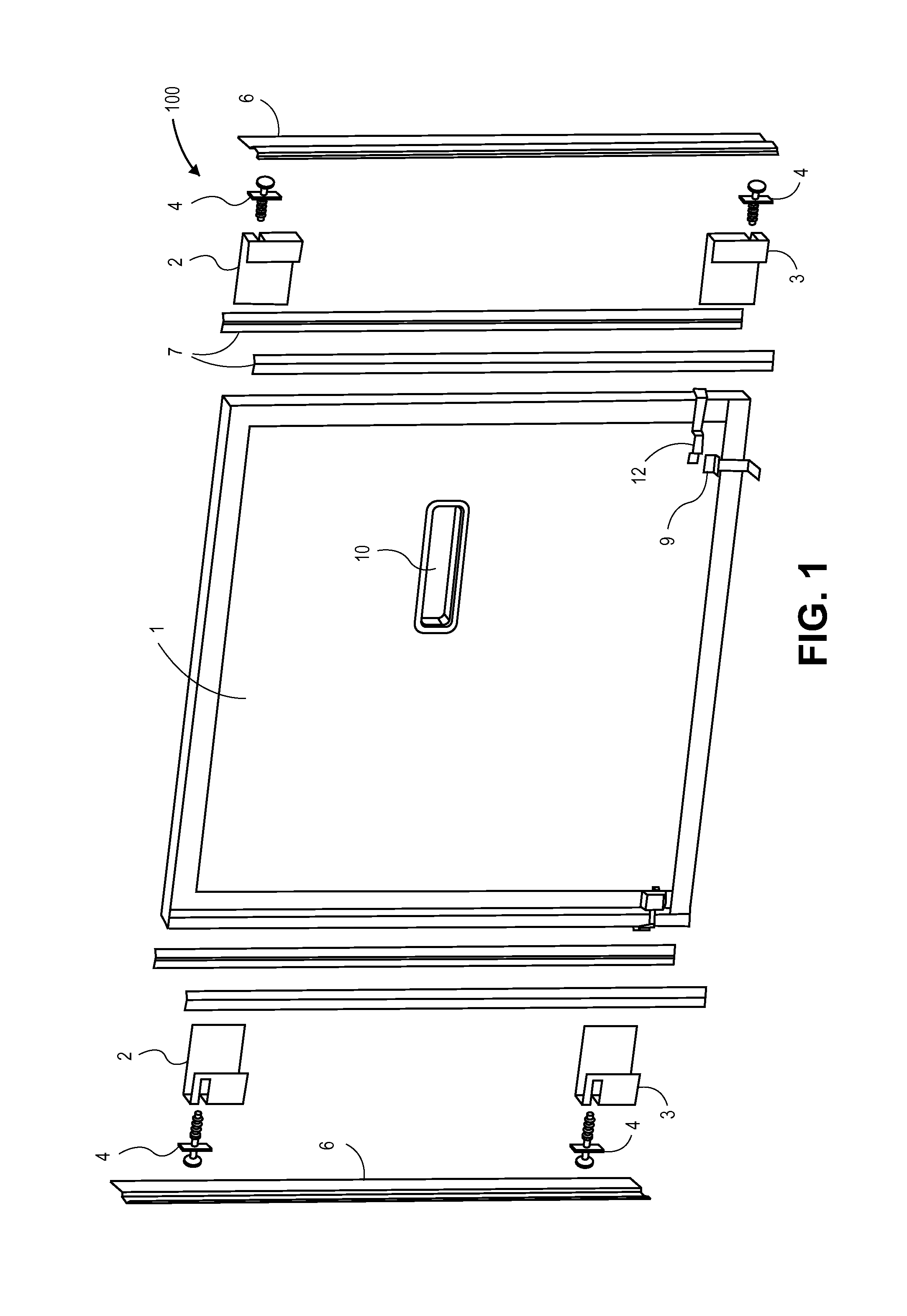 Breakaway loading dock door system