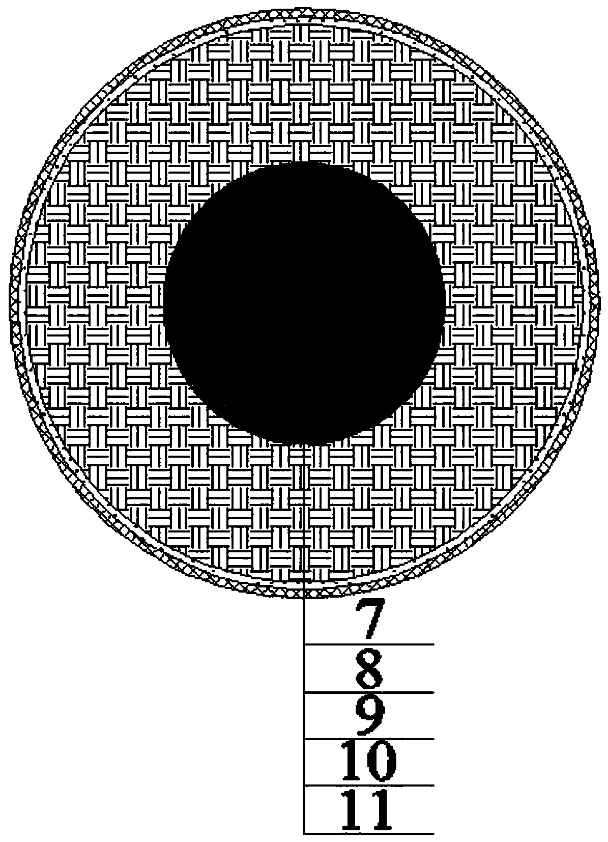 Anti-corrosion anti-seismic combined column component and construction method thereof